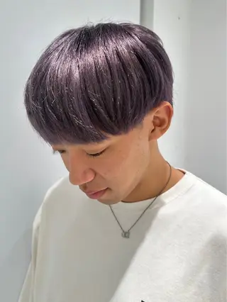 ショート カラー メンズ ハッシュカット 田窪珠妃のヘアスタイル