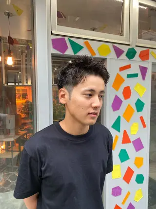 ショート パーマ メンズ Riganuts王子 Hayato✂︎のヘアスタイル