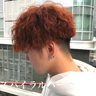 パーマ miku🌿‬ メンズバレイヤージュのヘアスタイル
