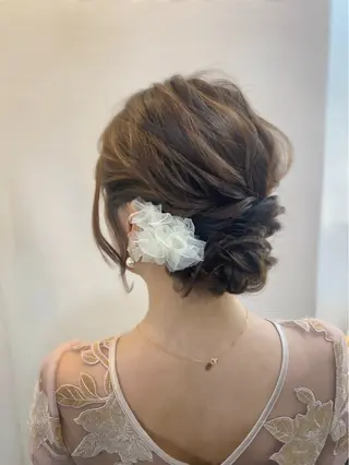 ヘアアレンジ hair make もりした ゆうのヘアスタイル