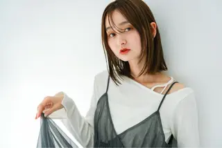 ミディアム 特化✨透明感カラー 白髪染め✨住田緋菜のヘアスタイル