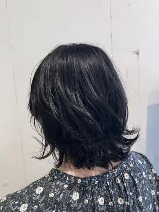 ミディアム カラー パーマ ヘアアレンジ 【ツヤ髪美容師】 ツダケイスケのヘアスタイル