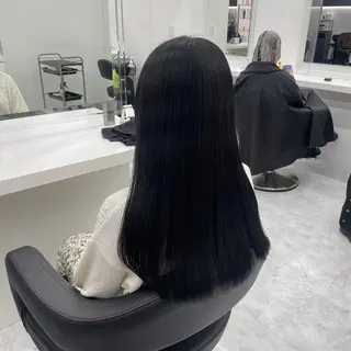 セミロング カラー ヘアアレンジ Over hair_ misakiのヘアスタイル