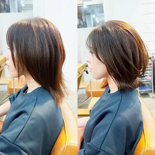 ショート カラー newline銀座所属・👑銀座ショート/ 絶壁補正/金子涼👑のヘアスタイル