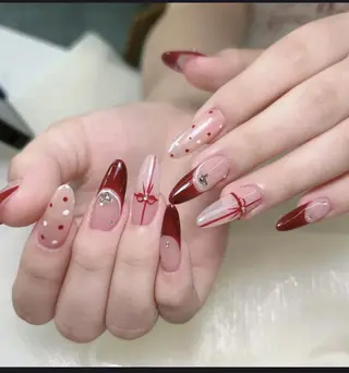 ネイル By moonネイル 🌷ワンホン/韓国風のネイルデザイン