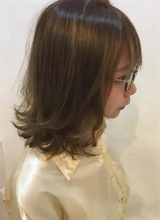 ミディアム 狩野 羅夢のヘアスタイル