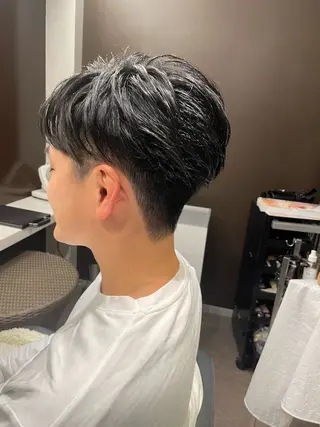 ショート メンズ 顔周りだけで垢抜ける レイヤー/小池 祐のヘアスタイル