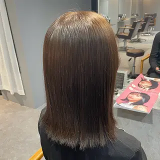 ショート Mimi🎀ブリーチ なし透明感 Ｗカラーのヘアスタイル
