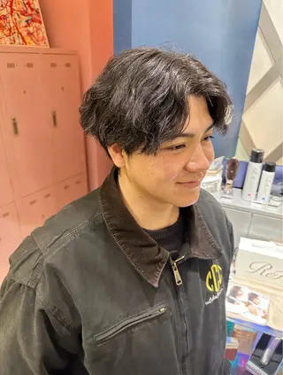 カラー メンズ 【echelle】 あむのヘアスタイル