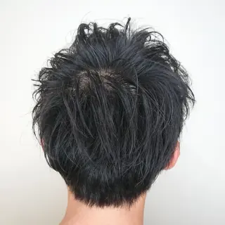 メンズ カラー パーマ ヘアアレンジ ブリーチ/ヘアケア/ 艶髪/イギチハルのヘアスタイル