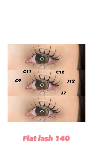 マツエク・マツパ Bloomy中目黒 meiaのマツエク・マツパデザイン