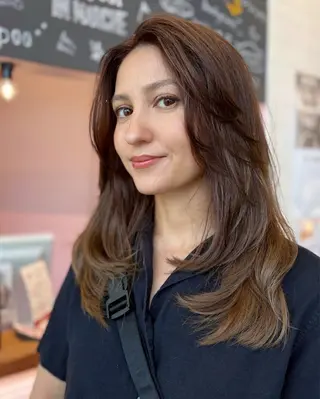 ロング 韓国風レイヤーカット 🇰🇷❕モカのヘアスタイル