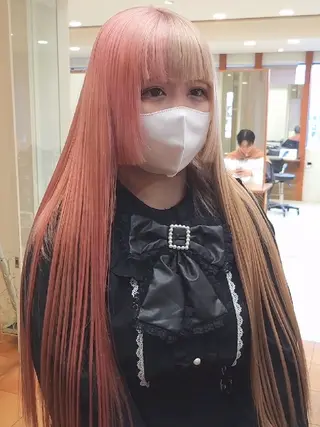 ロング カラー ケアブリーチ特化 same 🦈のヘアスタイル