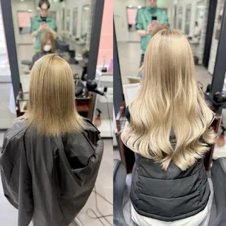 ミディアム 💎エクステ専門店 BIZE梅田🇰🇷のヘアスタイル