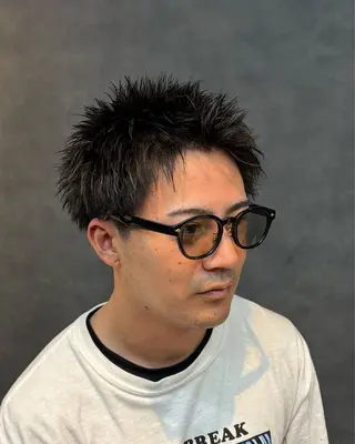 ショート メンズ メンズ特化 宮崎大弥のヘアスタイル