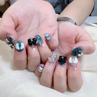ネイル 🍄Rina🍄 韓国風ネイルのネイルデザイン