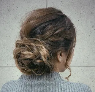 ロング ヘアアレンジ 京都最安価エクステ muuka🦋のヘアスタイル