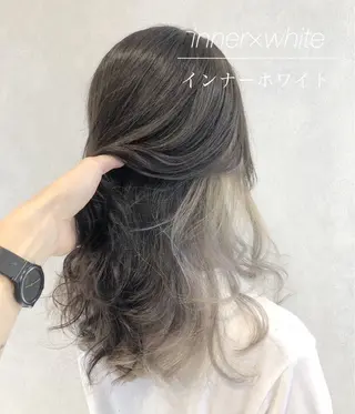ミディアム カラー 🦋シールエクステ /韓国/リアラ🦋のヘアスタイル
