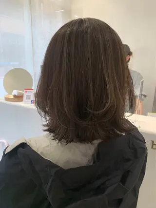 ミディアム 韓国ヘア ‎⟡.·KANA🐥のヘアスタイル