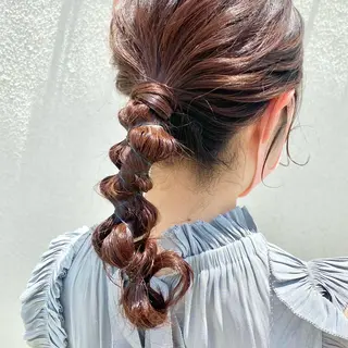 ロング カラー ヘアアレンジ ひなの .のその他イメージ