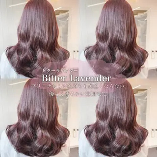 ロング カラー ハイトーン×レイヤー カットTAKUMIのヘアスタイル