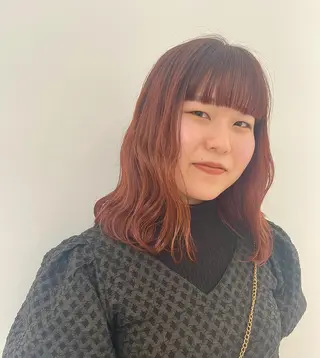 ミディアム カラー Zina 十条店所属・デザインカラー／ボブ 🍦MEI🍦のヘアスタイル