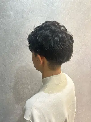 パーマ メンズ パーマ/ハイトーン 🌀中川航亜🌀のヘアスタイル