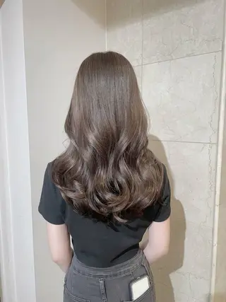 ロング カラー りん 🎀韓国スタイルのヘアスタイル