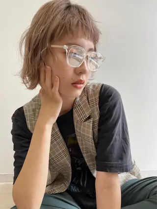 カラー 上野 愛美のヘアスタイル