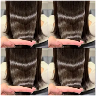 ロング カラー 髪質改善 艶髪矯正 エクステ かいり✂️のヘアスタイル