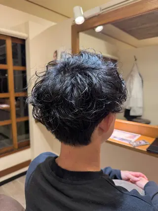 パーマ 木元 恵実のヘアスタイル