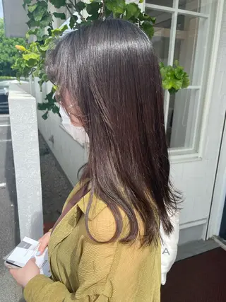 セミロング パーマ 田島 仁美のヘアスタイル
