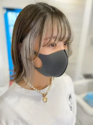ミディアム 次世代シールエクステ 錦糸町 小泉 朋之のヘアスタイル