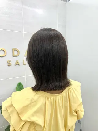 ミディアム カラー 本格ヘッドスパ🌿 ×ヘア 佐藤のヘアスタイル