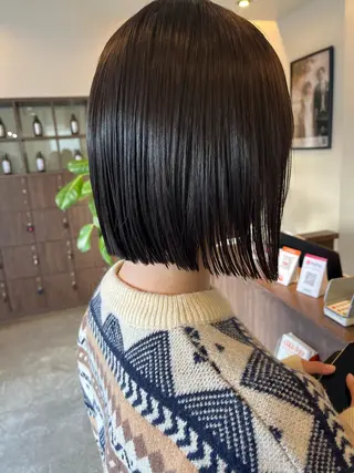 ミディアム カラー ブリーチ⏳艶カラー Natsukiのヘアスタイル