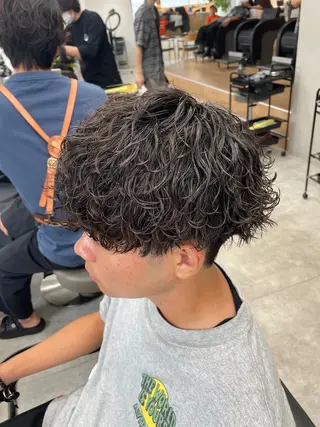 ショート パーマ メンズ メンズパーマ/新潟/ 万代／田崎亮🌟のヘアスタイル