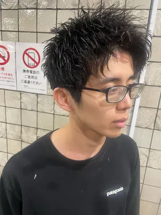 ショート 染谷 翔のヘアスタイル