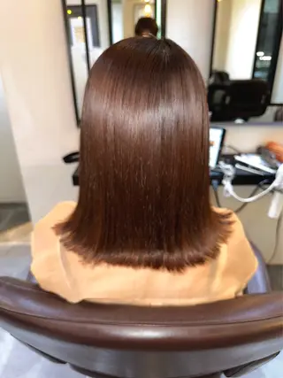 ミディアム 似合わせひなた🐥 elima調布のヘアスタイル