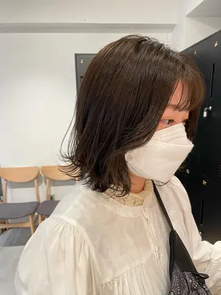 ミディアム カラー hazuki 🌝のヘアスタイル
