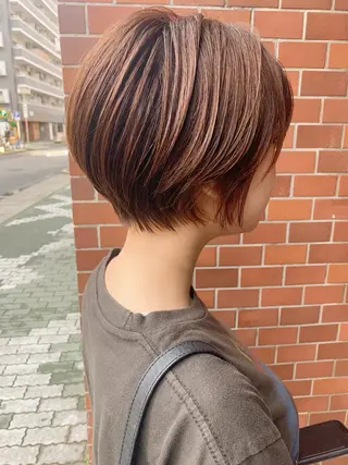 ショート 丹羽大喜 縮毛矯正/美髪矯正のヘアスタイル