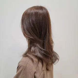 セミロング 中川 秀明のヘアスタイル