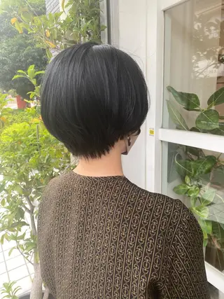 ショート わかばやし ゆうこのヘアスタイル