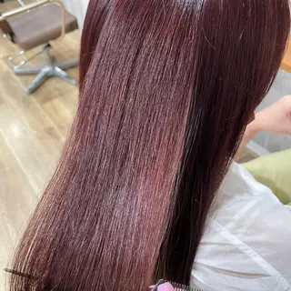 カラー 韓国𝐻𝑎𝑖𝑟 🇰🇷🖤ハラのヘアスタイル