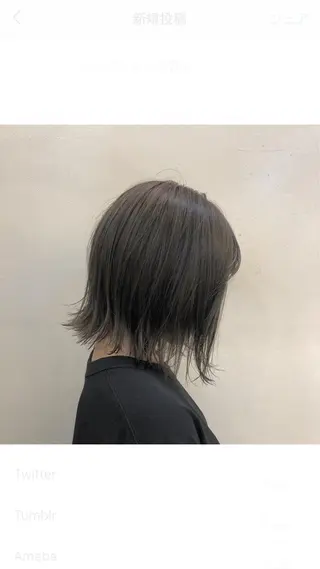 ショート カトウ ユウカのヘアスタイル