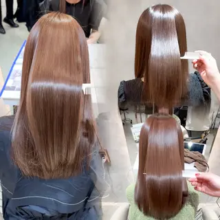 ミディアム 縮毛矯正/韓国ヘア /レイヤー🎀ミズキのヘアスタイル