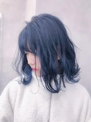 ミディアム カラー パーマ ヘアアレンジ メンズ キッズ ネイル マツエク・マツパ 🫧渋谷美容師 たくみ🫧のヘアスタイル