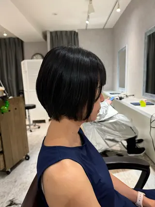 ショート 山口 彩乃のヘアスタイル