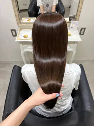 ロング カラー り せのヘアスタイル