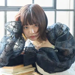 ミディアム カラー ✨ブリーチカラー /菜月✨のヘアスタイル