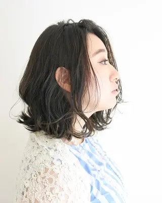 ミディアム カラー 松田 光雄のヘアスタイル